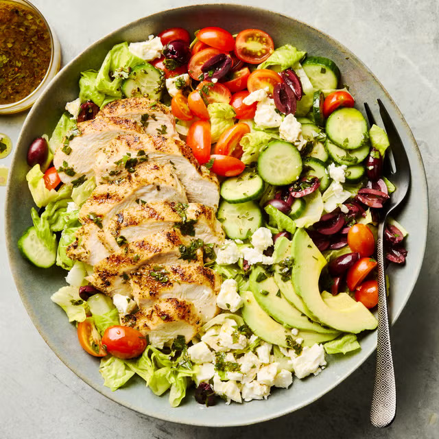 Fresh chicken salad at Hura Restaurant